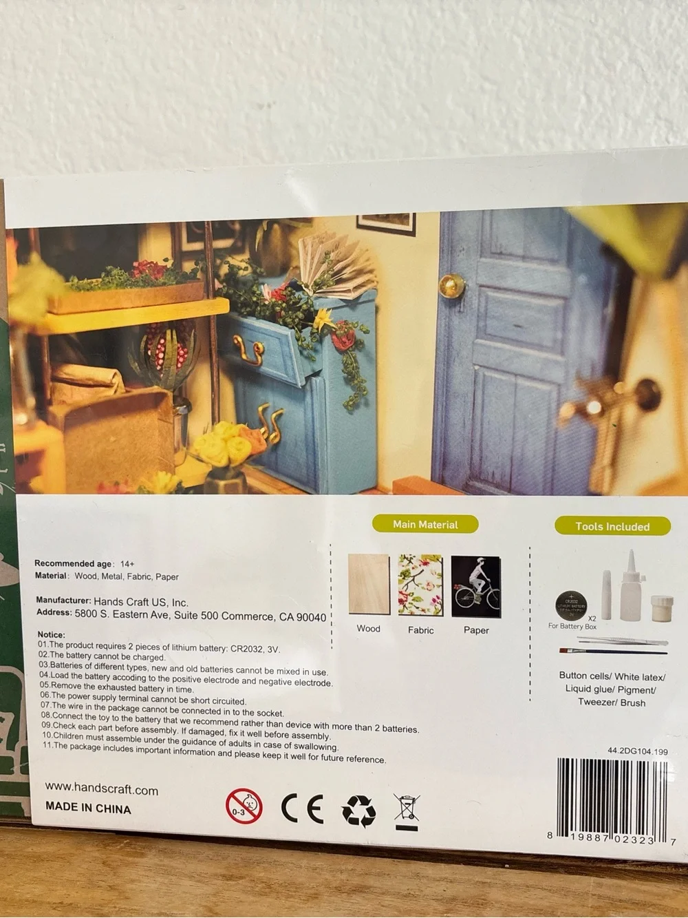 Hands Craft Cathy's Flower House DIY Miniature House Kit DG104 3D Wooden SEALED